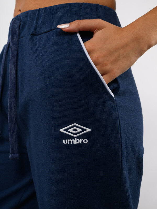 PANTALÓN AURA Nacional Mujer Azul Marino, Blanco