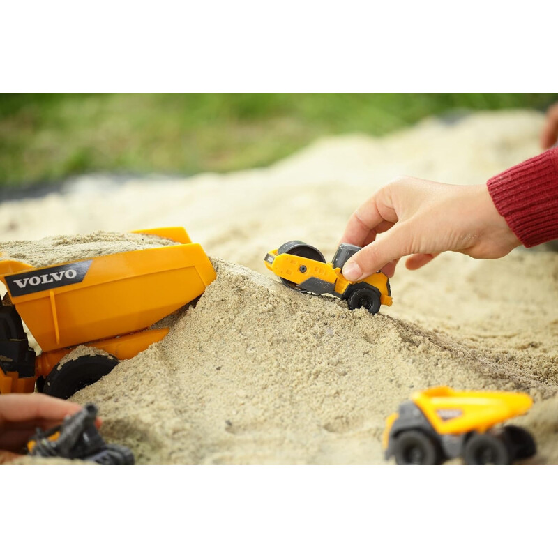 Dickie Toys Volvo Micro Builders Set de 3 vehículos Dickie Toys Volvo Micro Builders Set de 3 vehículos