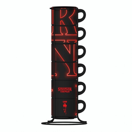 Set 6 Pocillos Apilables De Porcelana BIALETTI Edición Stranger Things Set 6 Pocillos Apilables De Porcelana BIALETTI Edición Stranger Things