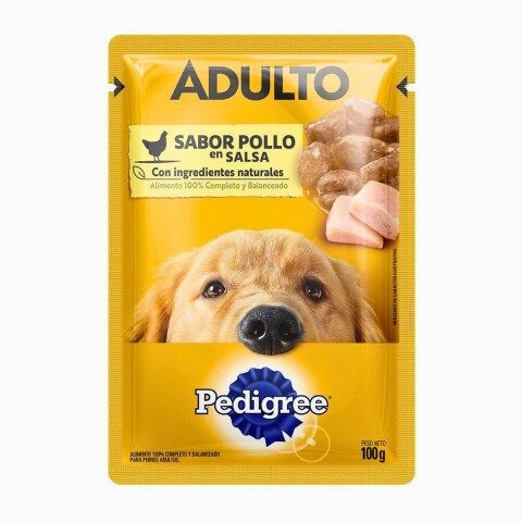 PEDIGREE EN SALSA ADULTO POLLO 100 GRAMOS PEDIGREE EN SALSA ADULTO POLLO 100 GRAMOS