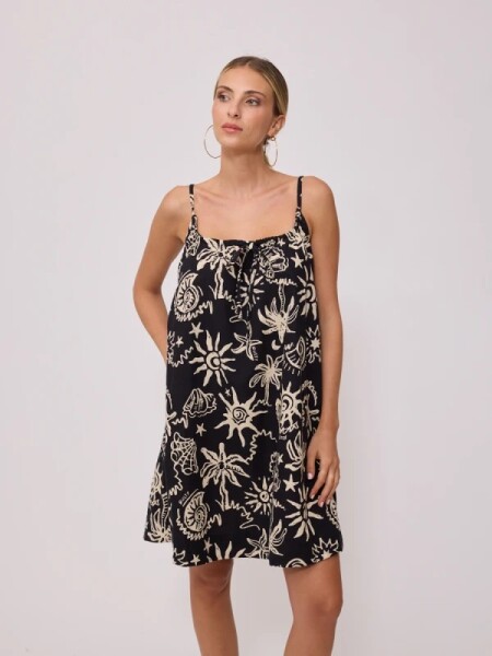 VESTIDO RUSTY ARTYA NEGRO