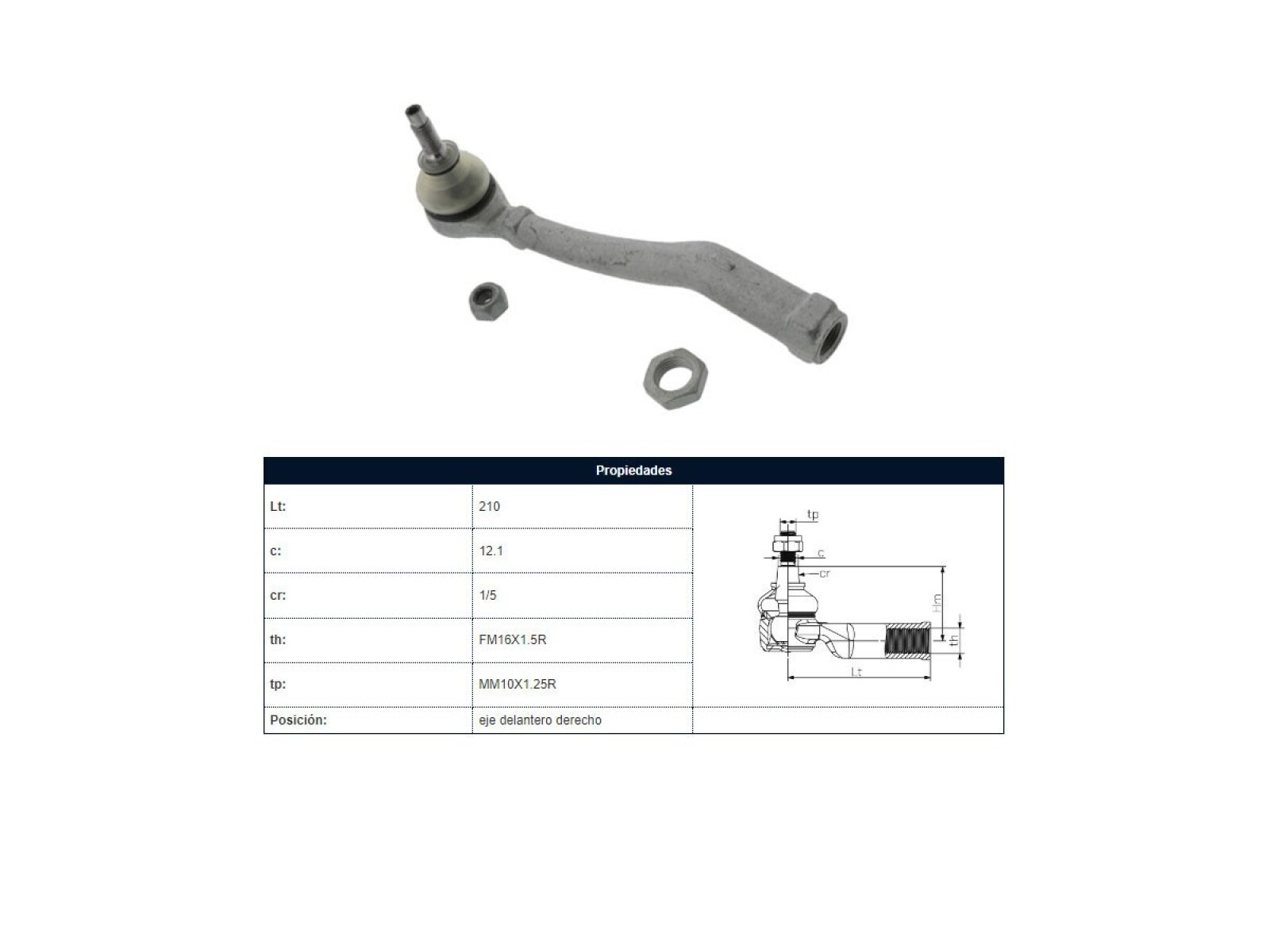 Puntero Citroen C-Elysee/C3 Picasso/C3, Peug 207 10-25 Der 