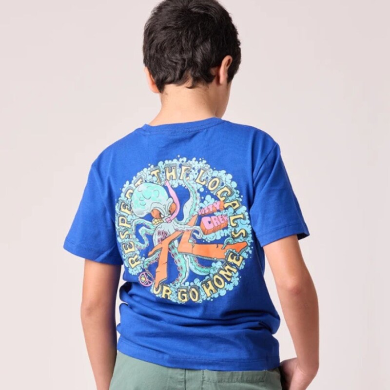 Remera Con estampa Rusty Azul