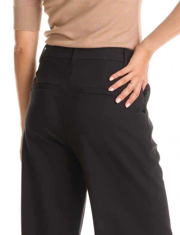 Pantalon Wide Leg Pr NEGRO