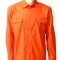 Camisa gabardina de trabajo Naranja