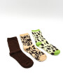Medias Crew Fungi, Pack X 3 Color Unico