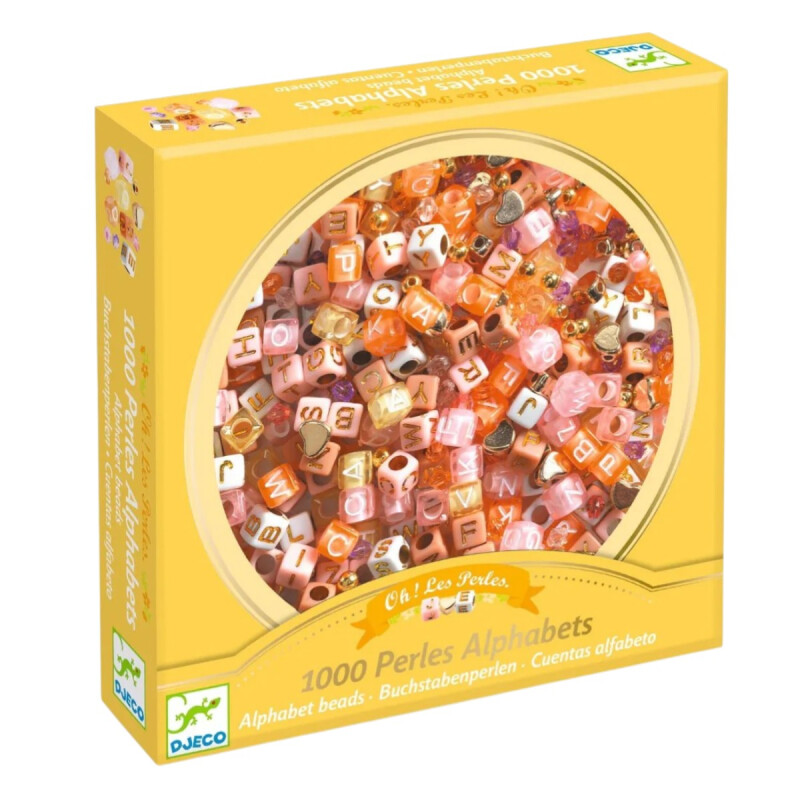 Kit Cuentas Letras Doradas Djeco Kit Cuentas Letras Doradas Djeco