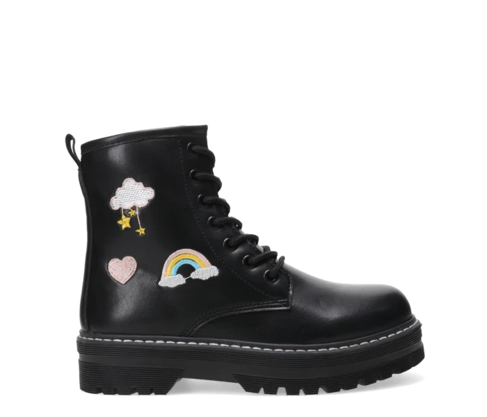 Bota LEAVEN acordonada Black