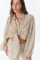 Top Mona Beige Broderie