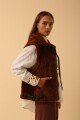 CHALECO EKO Fur Marron
