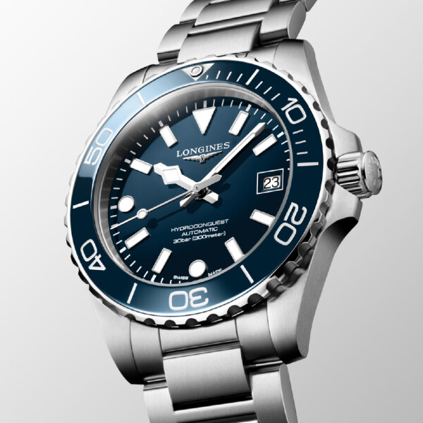 Reloj LONGINES HYDROCONQUEST automático 39mm con esfera y bisel azul Reloj LONGINES HYDROCONQUEST automático 39mm con esfera y bisel azul
