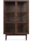 Vitrina VESTERBY baja 2 puertas roble osc Vitrina VESTERBY baja 2 puertas roble osc