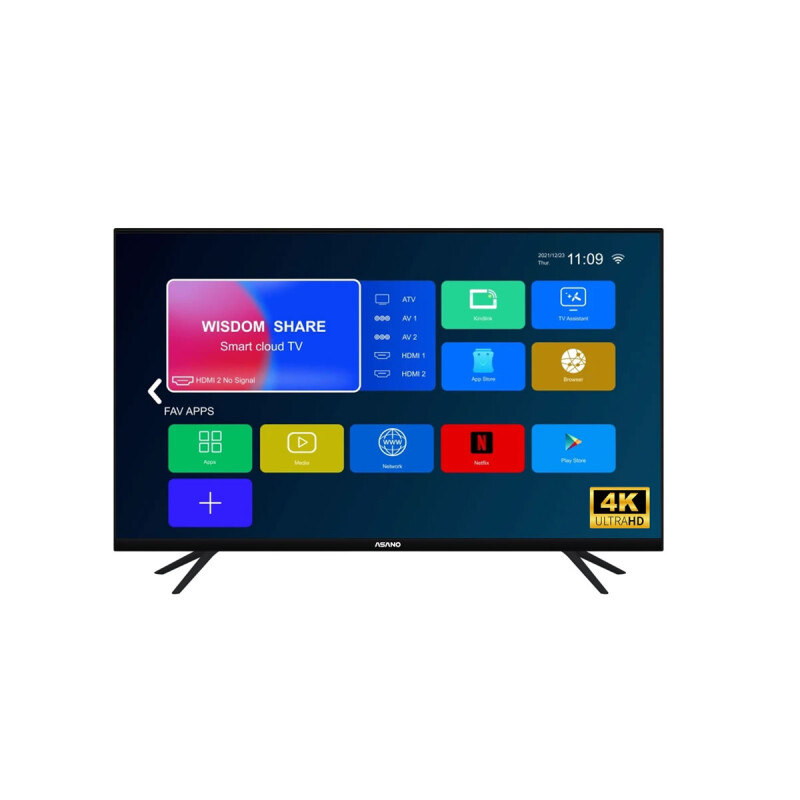 TV LED Asano 55'' 4K Sin Bordes Smart TV TV LED Asano 55'' 4K Sin Bordes Smart TV