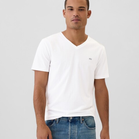 V-FRCH EVERYDAY SOFT MICRO LOGO VEE WHITE V2 GLOBAL