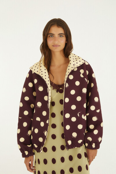 CAMPERA REVERSIBLE LUNARES Marron