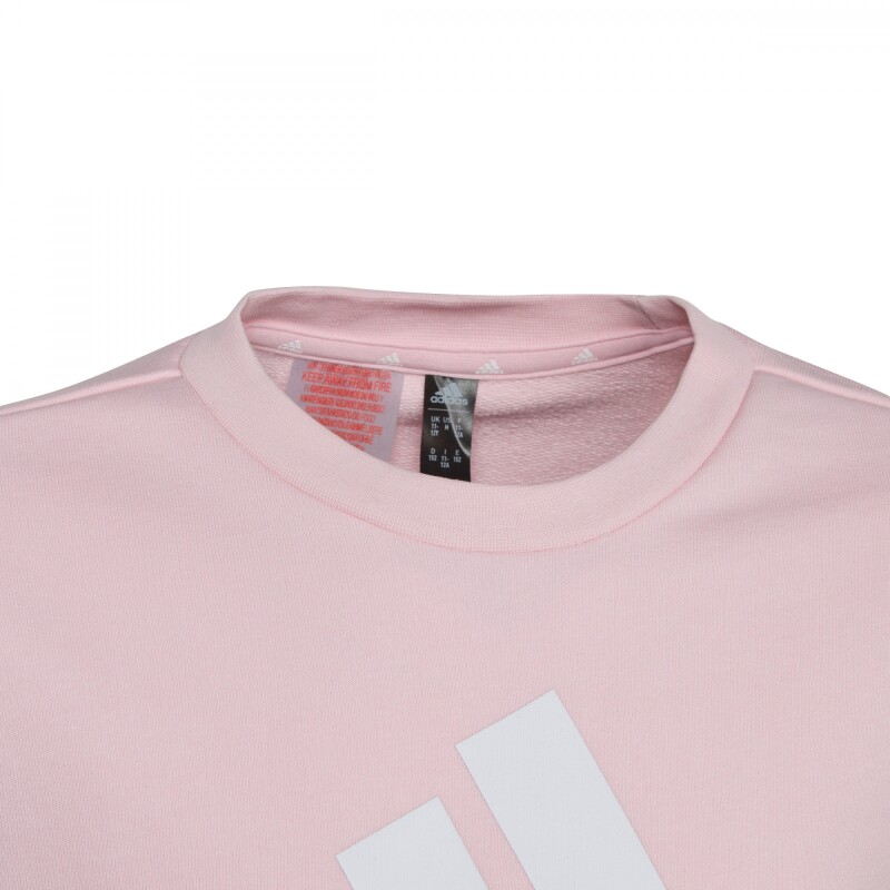 Abrigo Essentials Big Logo Cotton de Niños Rosado