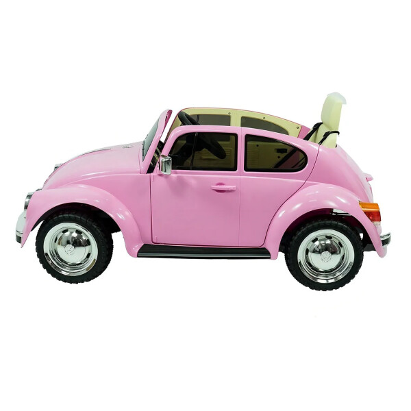 Auto Eléctrico Fusca Escarabajo A Batería Bje1818 ROSA