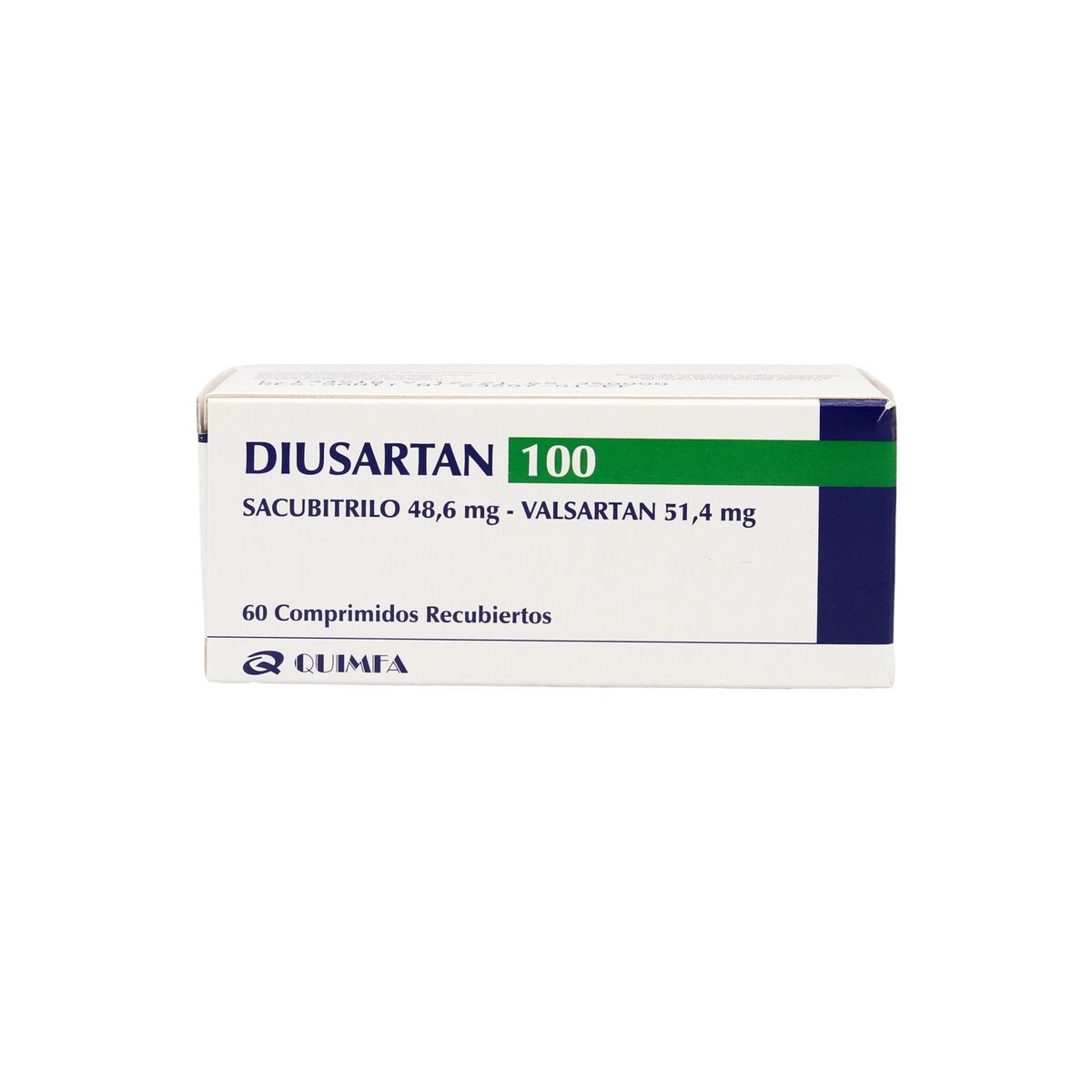 DIUSARTAN 100 MG. CJ X 60 COMP. REC. 