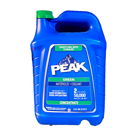 REFRIGERANTE - ANTICONGELANTE VERDE CONCENTRADO P/DILUIR 3.78LTS PEAK REFRIGERANTE - ANTICONGELANTE VERDE CONCENTRADO P/DILUIR 3.78LTS PEAK