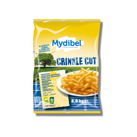 PAPAS FRITAS ONDULADAS MYDIBEL (CRINKLE CUT) - 2,5 KG Papas Fritas Onduladas Mydibel (crinkle Cut) - 2,5 Kg