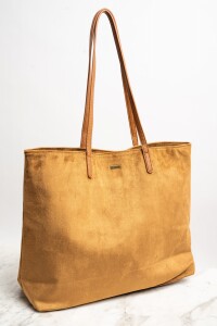 Travel Bag Gamuza Vegana Camel