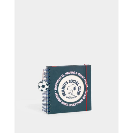 Cuaderno Calado Snoopy Azul Marino