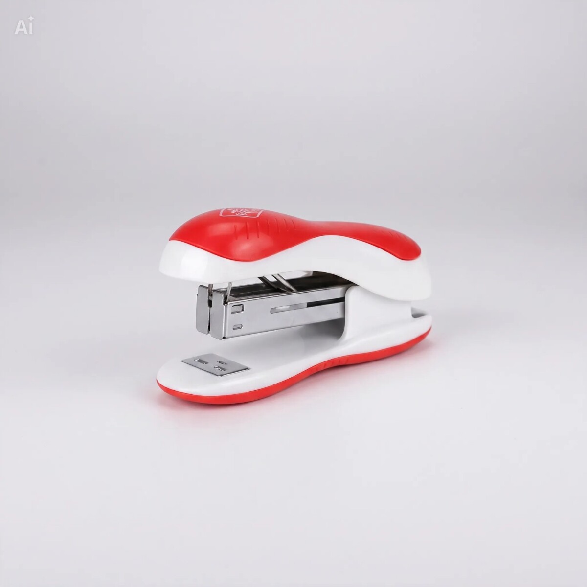 Kit Engrapadora + Quitagrampas + Grampas 24/6 - ROJO 