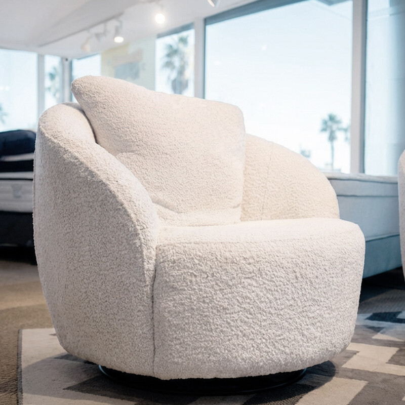 Butaca Bariloche 1 Cuerpo en Tela Bouclé Butaca Bariloche 1 Cuerpo en Tela Bouclé