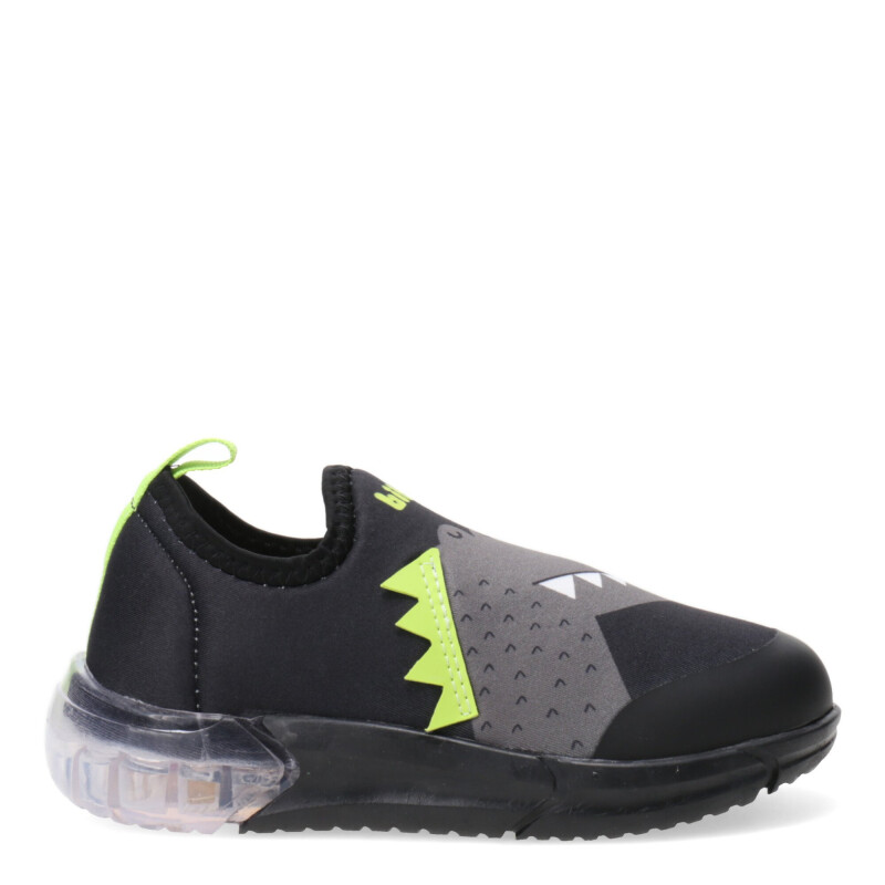 Championes Infantiles Bibi Space Wave 3.0 DINO Luces Negro