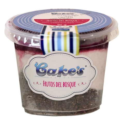 Postre Frutos del Bosque Cakes 100Grs Postre Frutos del Bosque Cakes 100Grs