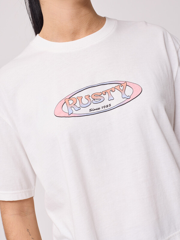 T-SHIRT ZARISA RUSTY Blanco