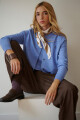 CARDIGAN TWIN CELESTE