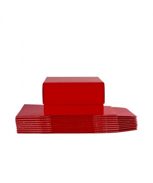 Pack x 20 unid - caja 06 eco 15x16x9 cm. ROJO