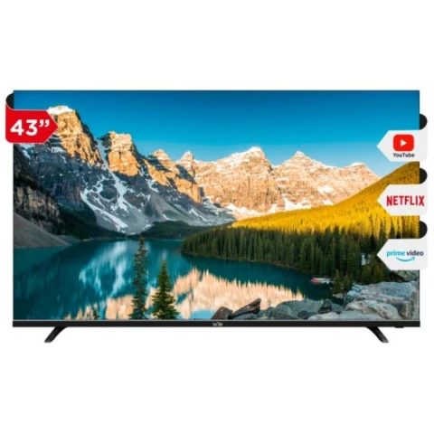 Smart TV WIN 43" Full HD LED con Google TV, HDMI, USB 2.0 e ISDB
