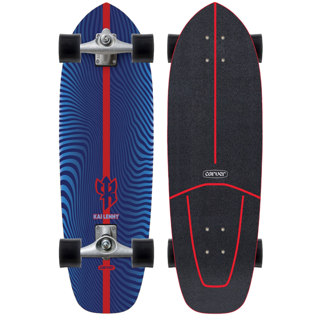 Longboard Carver CX Kay Lenny Power Line 31" - Azul 