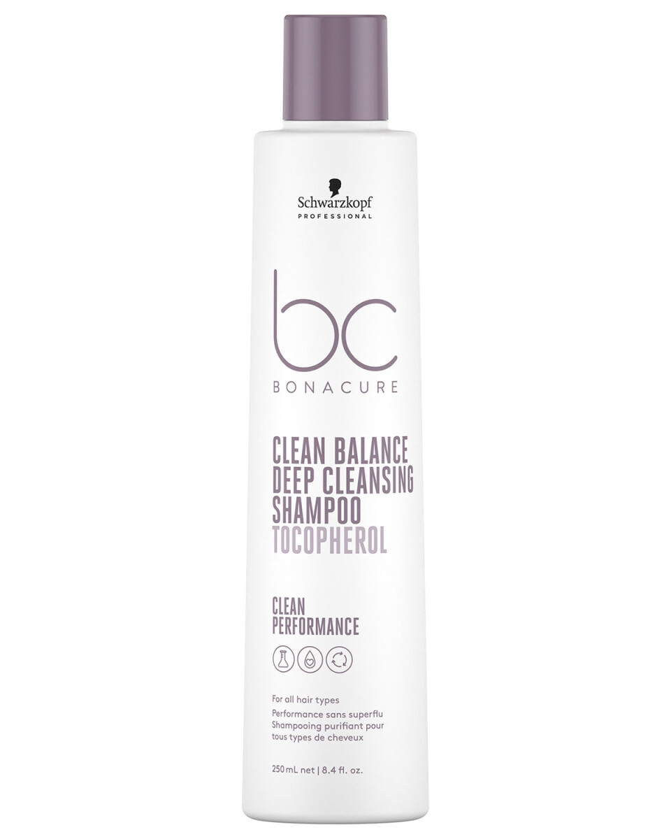Shampoo purificante Bonacure Clean Balance Deep Cleansing Schwarzkopf 250ml 