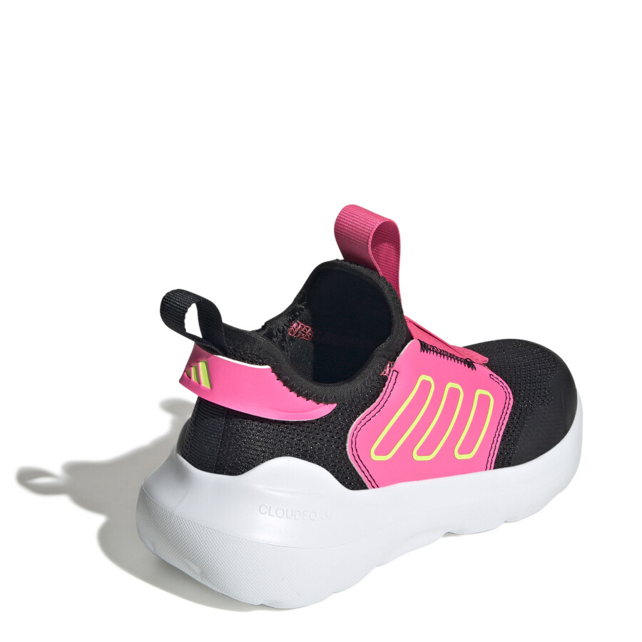 Championes de Niños Adidas Tensaur Comfort Negro - Rosado - Amarillo Lima