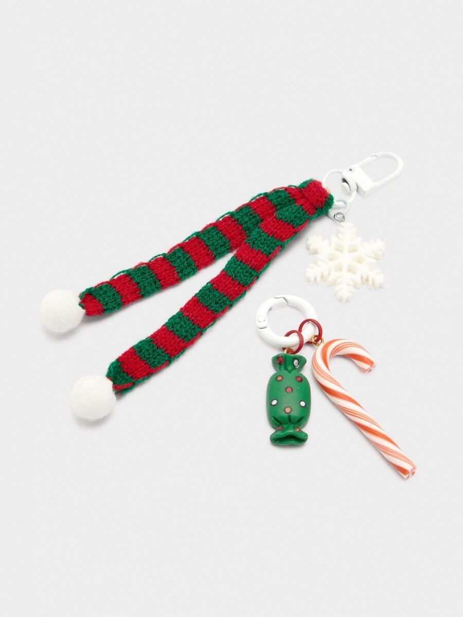 Llavero Charm Navidad - The Bear Collection multicolor