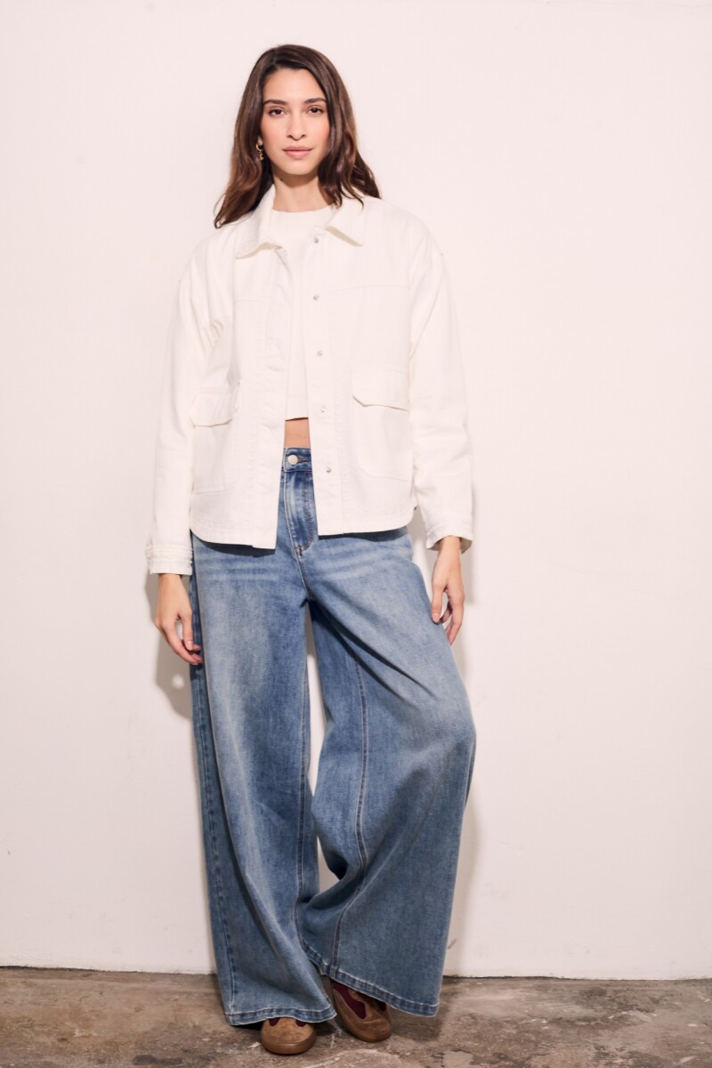 Sobrecamisa Bordada Nácar