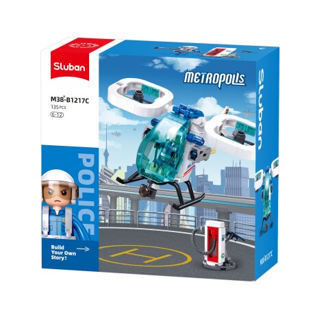 Vehículo Sluban Metrópolis de Policía Surtidos 001