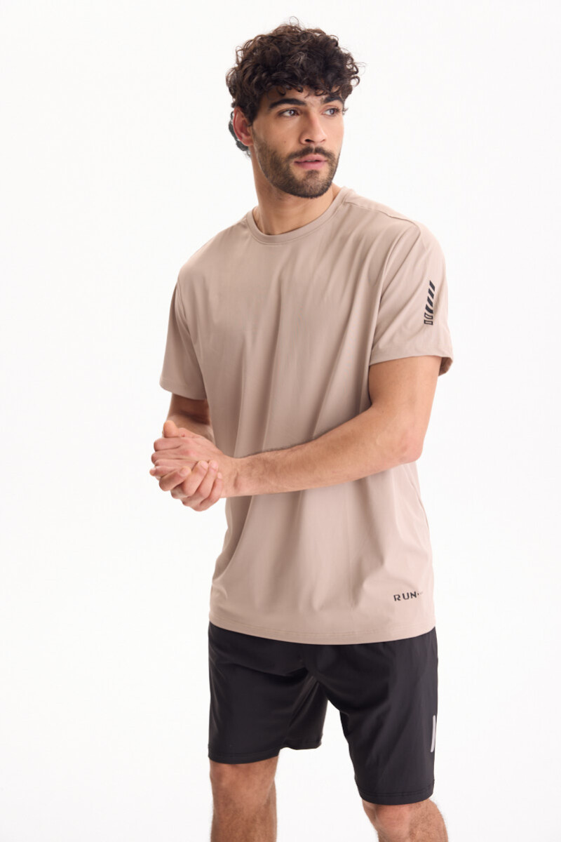 Remera DryFit Core Beige
