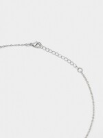 Collar Lágrimas Con Circonitas plateado