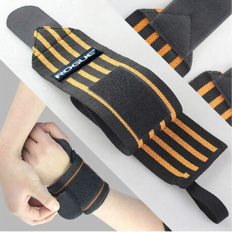 Par Muñequeras Rogue P/ Crossfit Pesas Fitness Vendas Multicolor