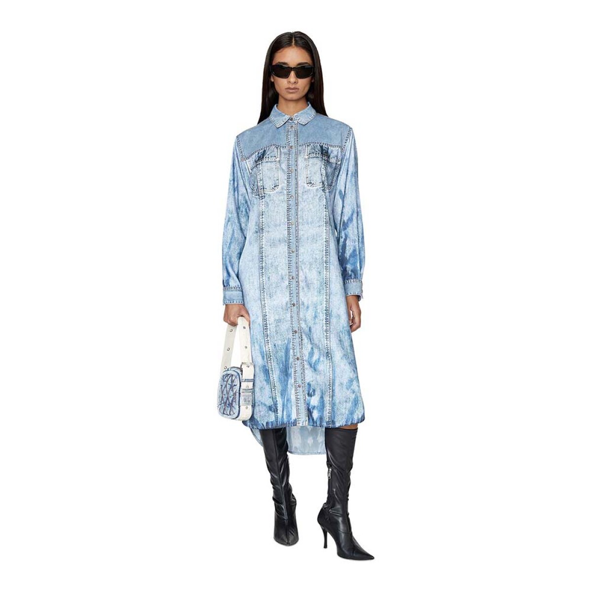 Vestido Diesel D-Anish Dress Mujer - Blue Denim 