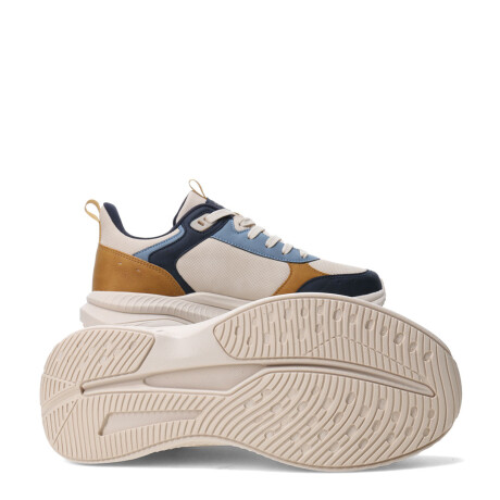 Championes de Hombre Umbro Fade Beige - Azul