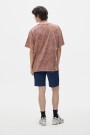 T-shirt Boxy Marron