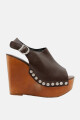 SANDALIA SNICK Marron