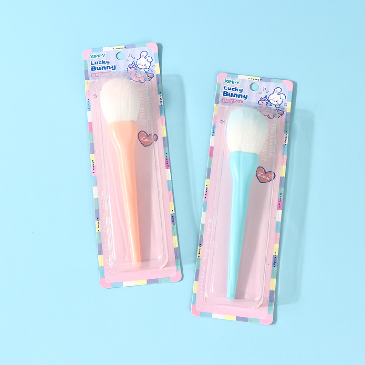 Brocha Para Polvo Compacto - Rosa 