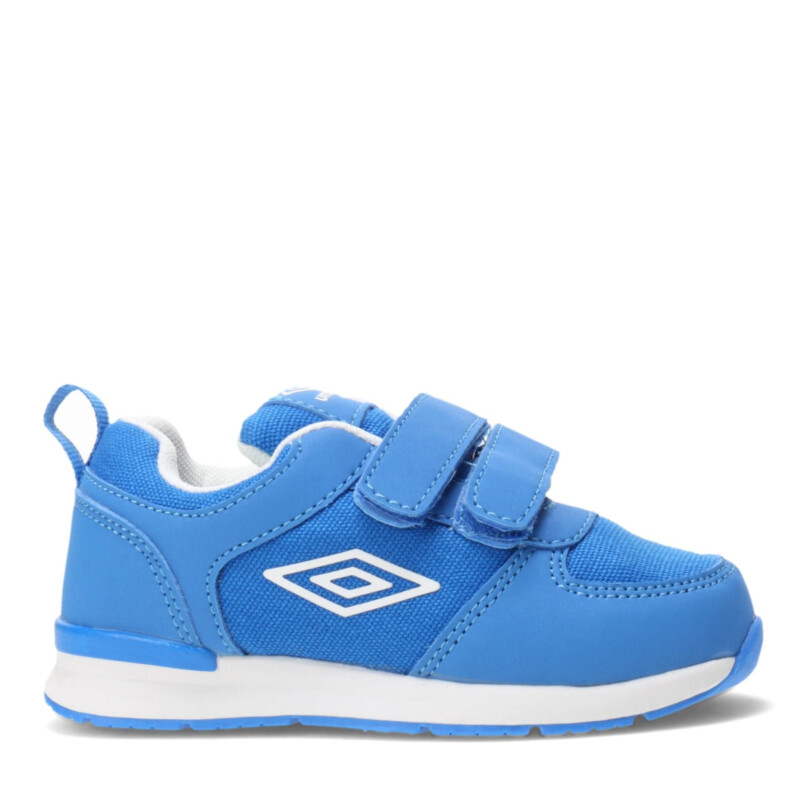 Championes Infantiles Umbro Manchester Infantil Azul Real - Blanco