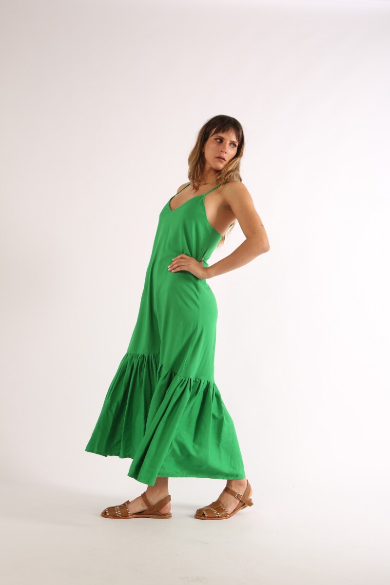 Vestido Florencia Verde Selva